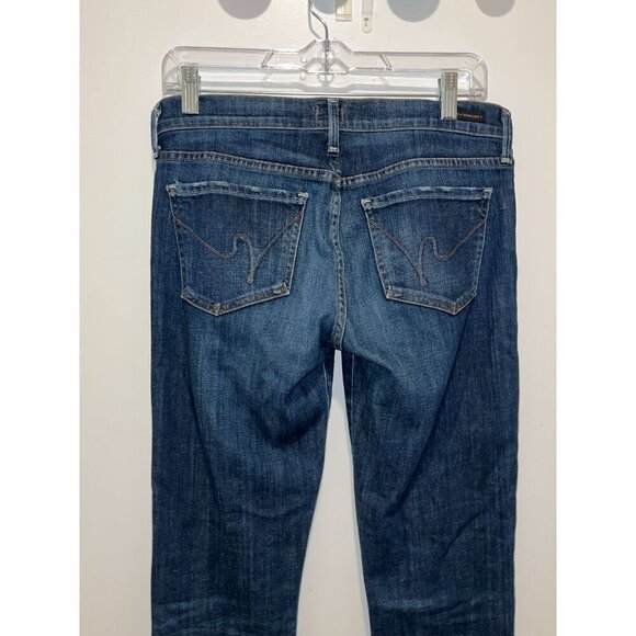 Citizens Of Humanity Womens High-Rise Slim Straight Leg Jeans Size 28 Dark Wash - Picture 5 of 12